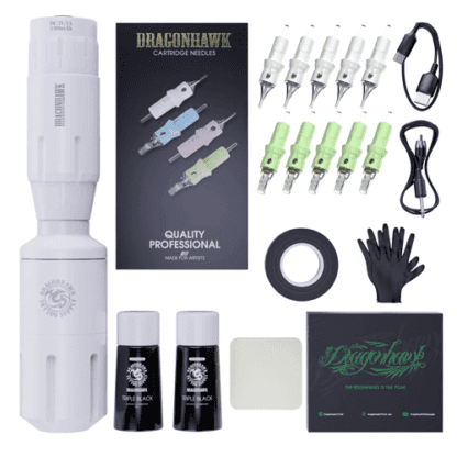 Dragonhawk S1 Tattoo Machine Pen Starter Bundle